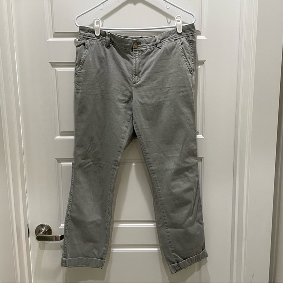 J. Crew Light Grey Sunwashed Slim Chino Pants - Picture 1 of 7